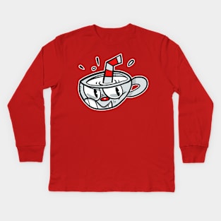 cup-head Kids Long Sleeve T-Shirt